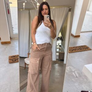 pantalon cargo extreme beige