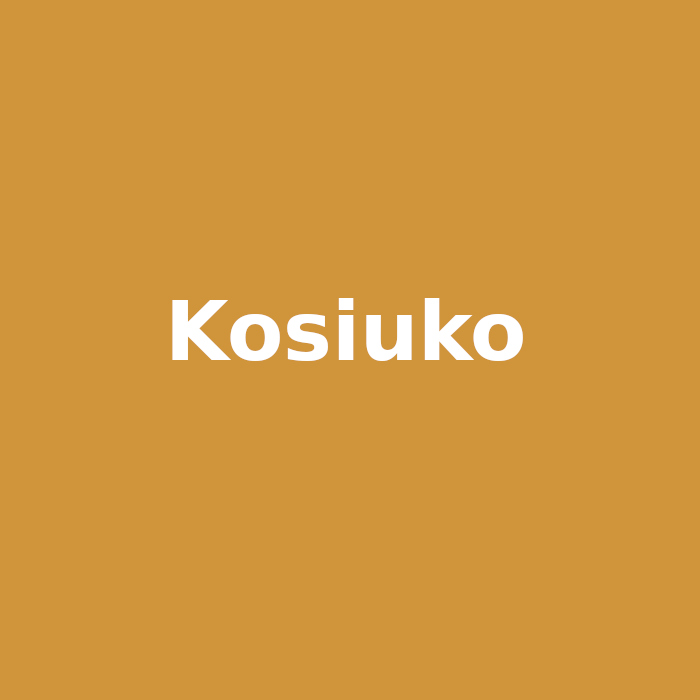kosiuko